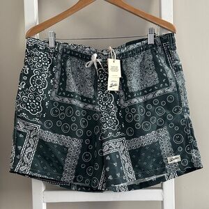 NWT Bather Bandana Swim Trunks